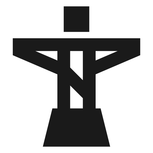 Statue of jesus filled icon, filled style, from TDesign Icons