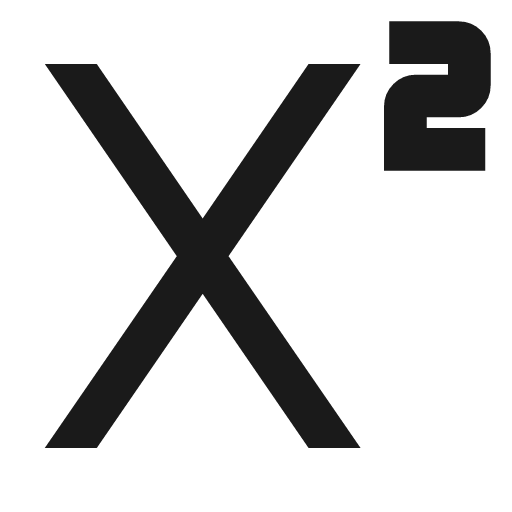 Superscript icon, line style, from TDesign Icons