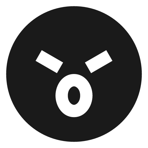 Swear 2 filled icon, filled style, from TDesign Icons