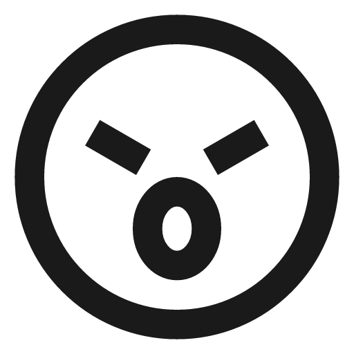 Swear 2 icon, line style, from TDesign Icons