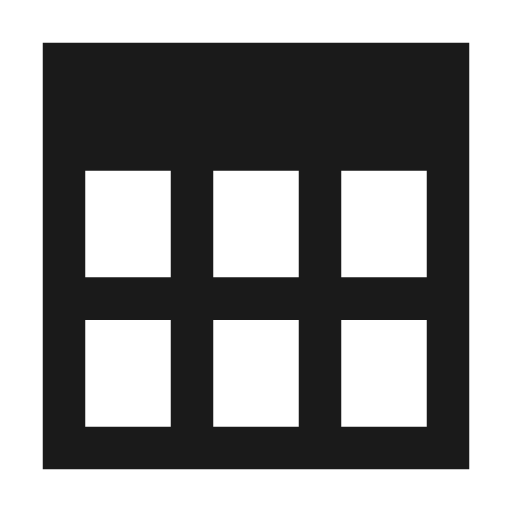 Table filled icon, filled style, from TDesign Icons