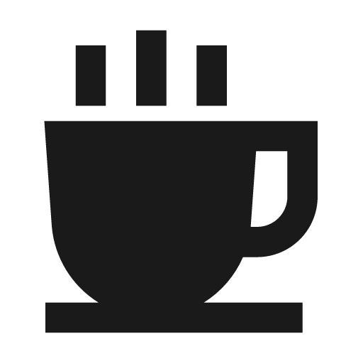 Tea filled icon, filled style, from TDesign Icons