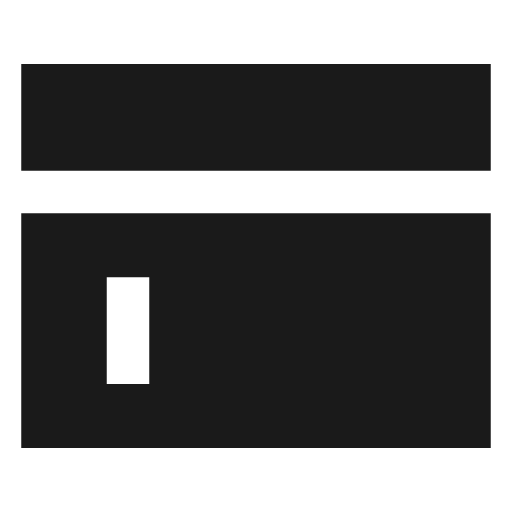 Terminal window filled icon, filled style, from TDesign Icons