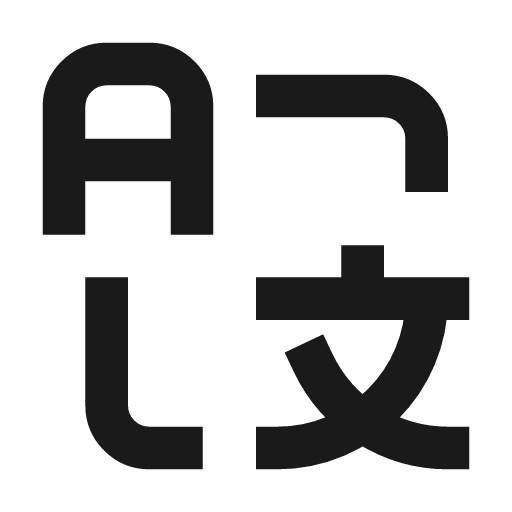 Translate icon, line style, from TDesign Icons