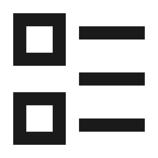 Tree catalog icon, line style, from TDesign Icons