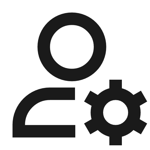 User setting icon, line style, from TDesign Icons