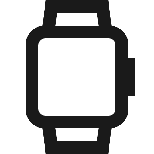 Watch icon, line style, from TDesign Icons