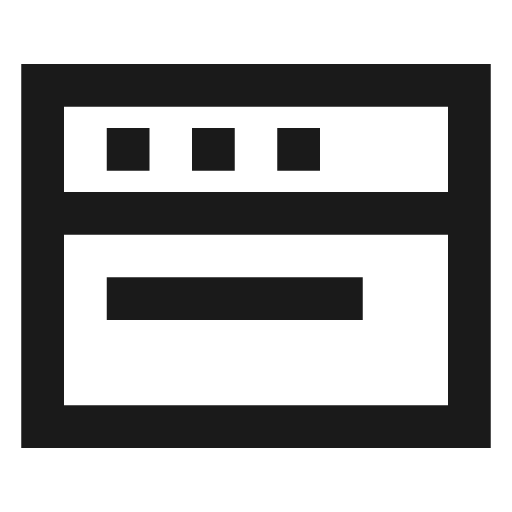 Web icon, line style, from TDesign Icons
