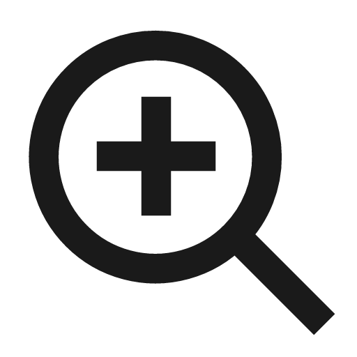 Zoom in icon, line style, from TDesign Icons