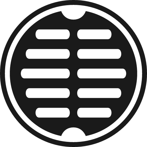 Manhole icon, solid style, from Temaki