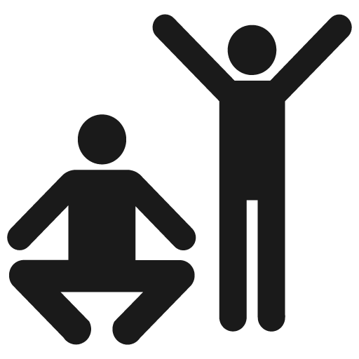 Physiotherapist icon, solid style, from Temaki