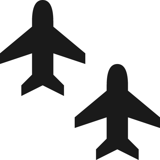 Planes icon, solid style, from Temaki