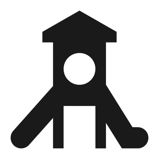 Play structure icon, solid style, from Temaki