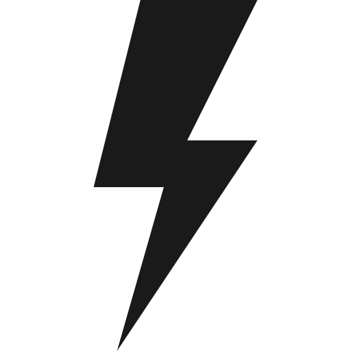 Power icon, solid style, from Temaki