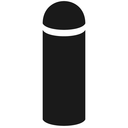 Silo icon, solid style, from Temaki