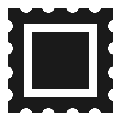 Stamp icon, solid style, from Temaki