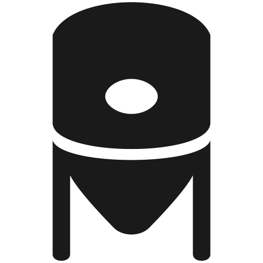 Storage fermenter icon, solid style, from Temaki