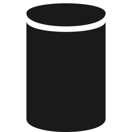 Storage tank icon, solid style, from Temaki