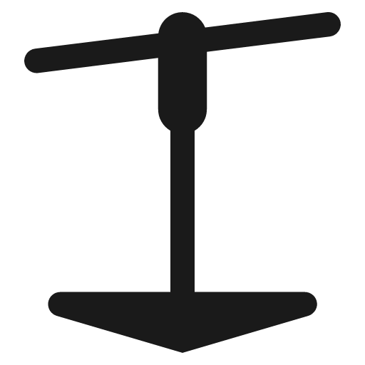 T bar lift icon, solid style, from Temaki