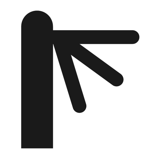 Turnstile icon, solid style, from Temaki