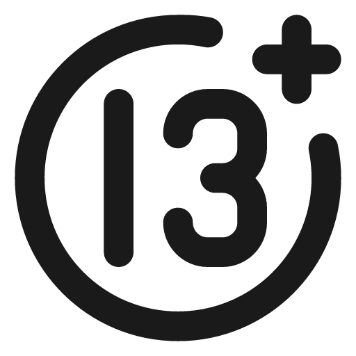13 plus icon, solid style, from Unicons