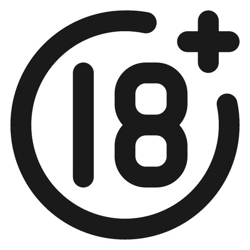 18 plus icon, solid style, from Unicons