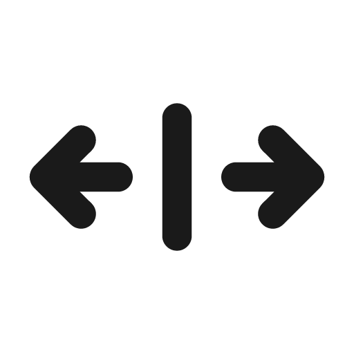 Align center h icon, solid style, from Unicons
