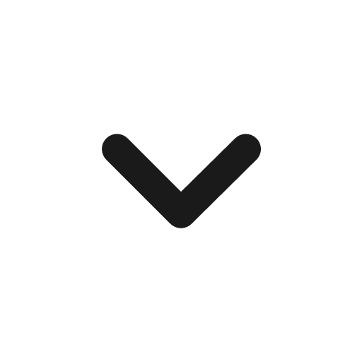Angle down icon, solid style, from Unicons
