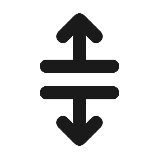 Arrow break icon, solid style, from Unicons