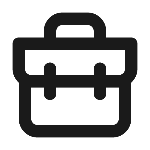 Briefcase icon, solid style, from Unicons