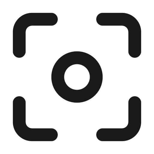 Capture icon, solid style, from Unicons