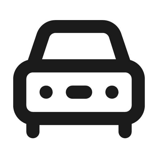 Car icon, solid style, from Unicons