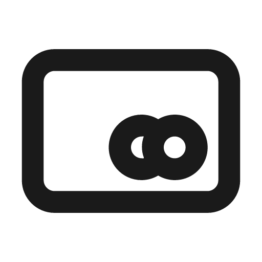 Card atm icon, solid style, from Unicons