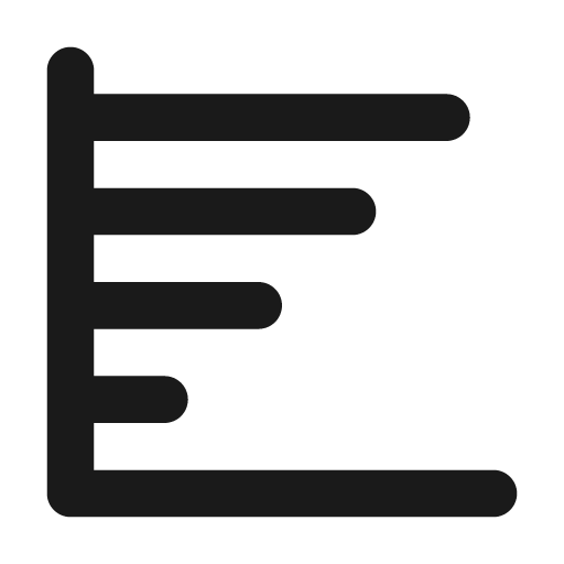 Chart growth alt icon, solid style, from Unicons
