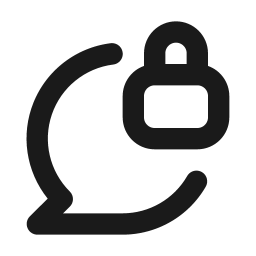 Comment lock icon, solid style, from Unicons