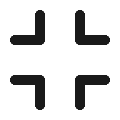 Compress icon, solid style, from Unicons