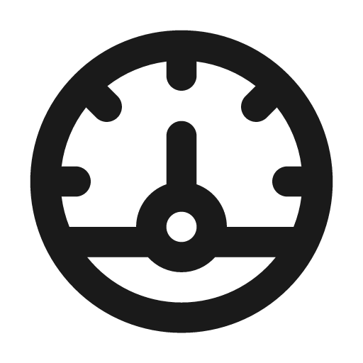 Dashboard icon, solid style, from Unicons