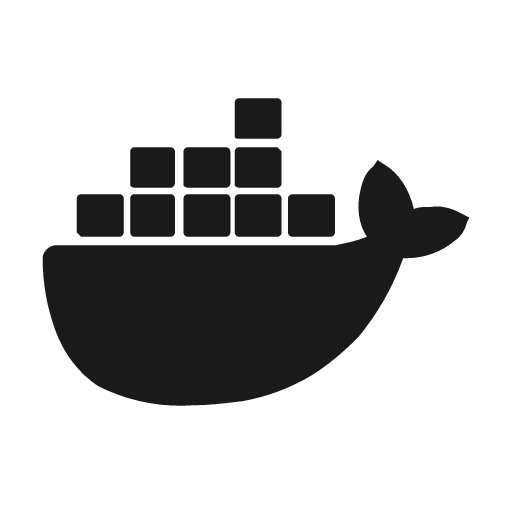 Docker icon, solid style, from Unicons