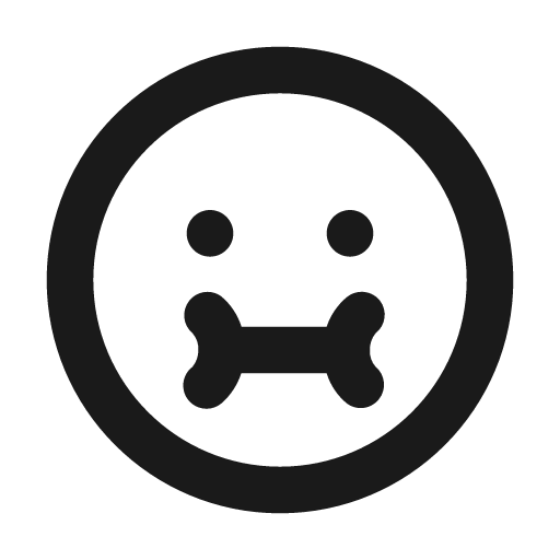 Emoji icon, solid style, from Unicons