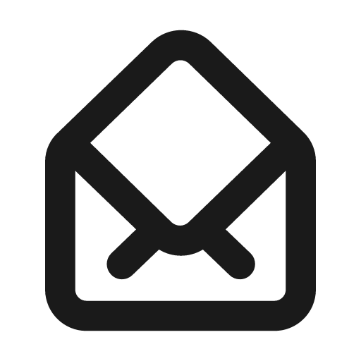 Envelope open icon, solid style, from Unicons