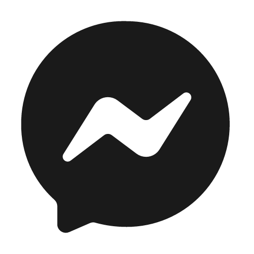 Facebook messenger icon, solid style, from Unicons