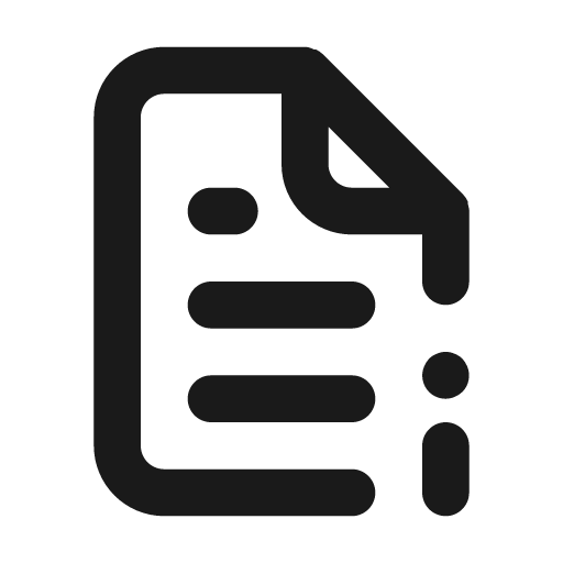 File info alt icon, solid style, from Unicons