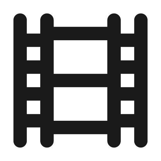 Film icon, solid style, from Unicons