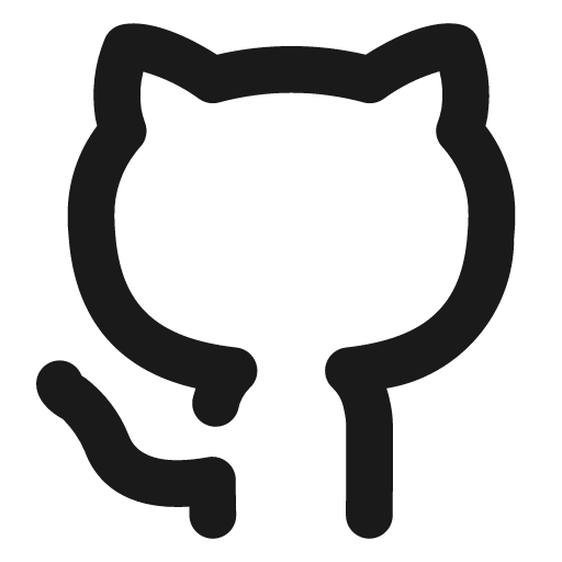 Github alt icon, solid style, from Unicons