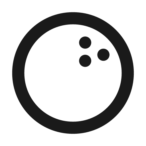 Golf ball icon, solid style, from Unicons
