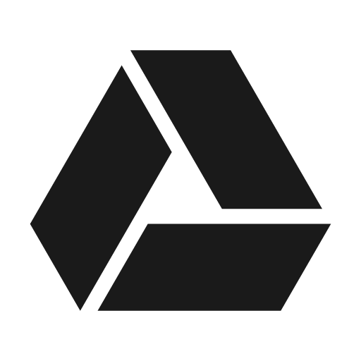 Google drive icon, solid style, from Unicons