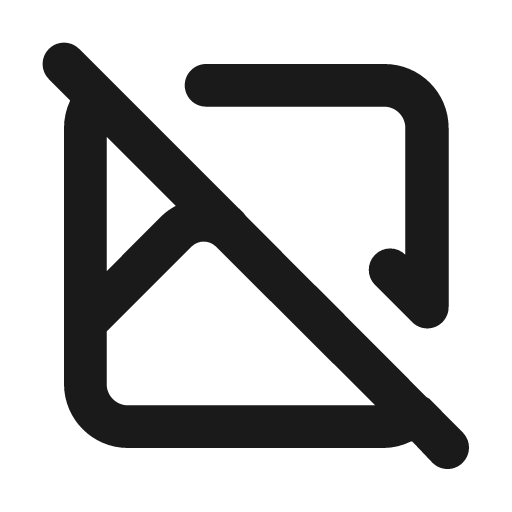 Image alt slash icon, solid style, from Unicons