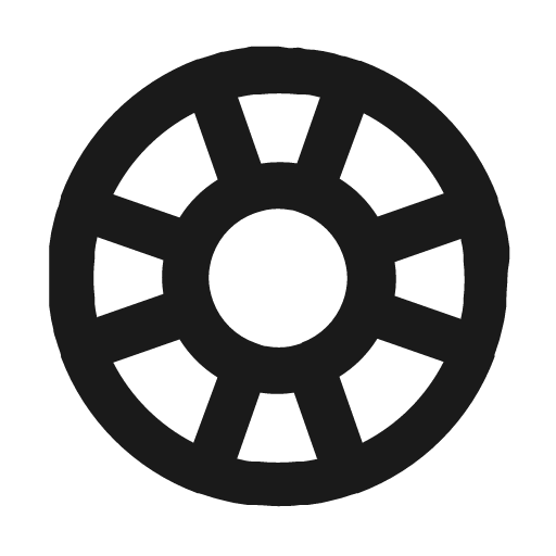 Life ring icon, solid style, from Unicons