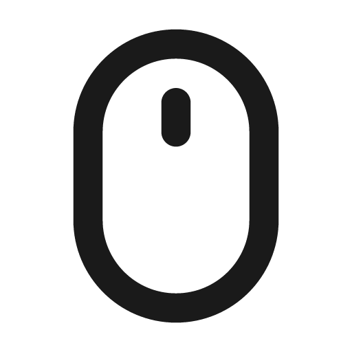 Mouse alt icon, solid style, from Unicons