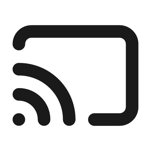 Rss interface icon, solid style, from Unicons